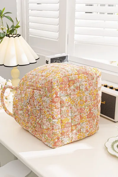 Foreign Trade Export Home Fabric Storage Basket Korean Pastoral Style