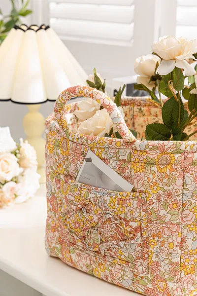 Foreign Trade Export Home Fabric Storage Basket Korean Pastoral Style