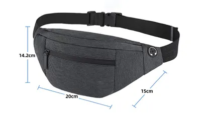 Outdoor Leisure Sports Waist Bag Waterproof Workout Travel Crossbody