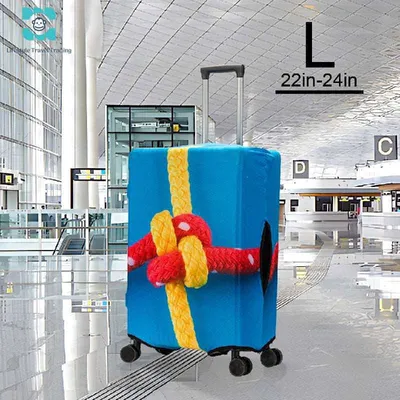 Trendy Unique Suitcase Suite Elastic Case Cover Luggage Protective Cover Travel Trolley Case Dust Cover