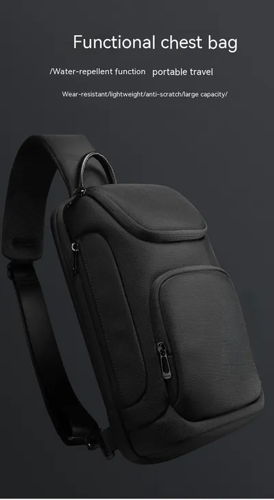 Men's Korean-style Chest Bag Light Business Functional Messenger Bag
