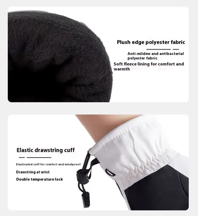 Wind And Cold Proof Thick Touch Screen Cycling Gloves