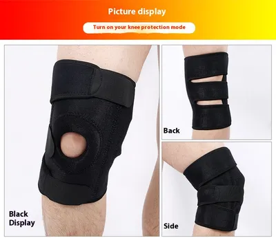 Spring Support Running Outdoors Skipping Rope Riding Basketball Knee Pad