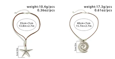 Conch Vacation Style Necklace For Women