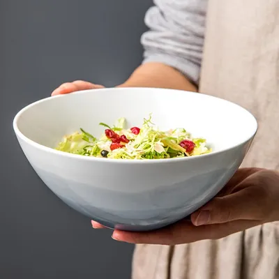 Solid Color Personalized Home Creative Ceramic Noddle Bowl