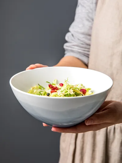 Solid Color Personalized Home Creative Ceramic Noddle Bowl
