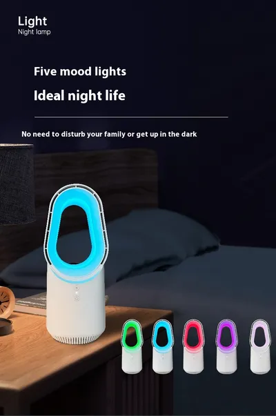 New SK Bladeless Fan Floor Home Electronic Fan Tower Fan Desktop Office Remote Control Wind