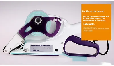 Semi Automatic Flat Small Self-adhesive Label Machine