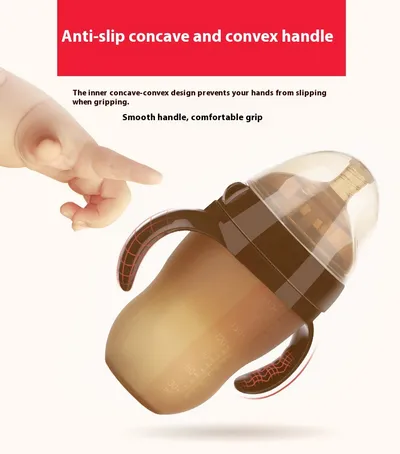 Simple And Portable Baby Weaning Tool Silicone Bottle