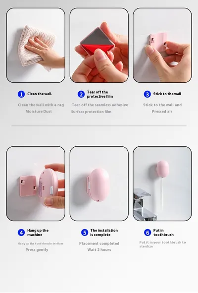 Portable Mini Toothbrush Disinfector For Home Travel