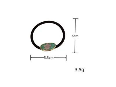 Sweet Dripping Oil Eternal Flower Hair Ring Niche