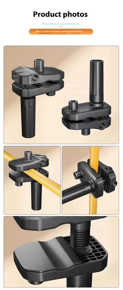 J2 Cantilever Base Clamp Universal Bedside Table Fixing Clip For Lazy Mobile Phone Tablet