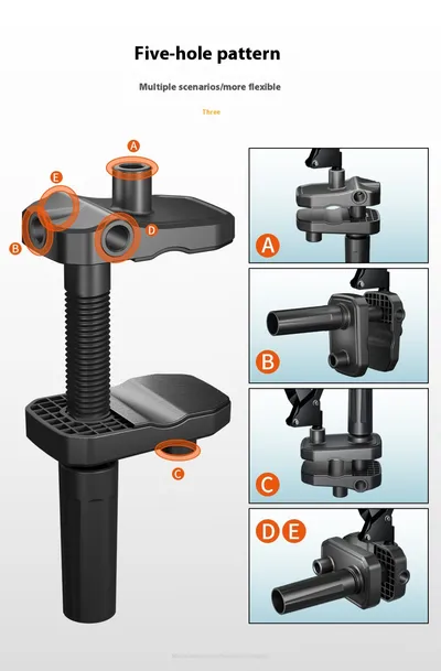 J2 Cantilever Base Clamp Universal Bedside Table Fixing Clip For Lazy Mobile Phone Tablet
