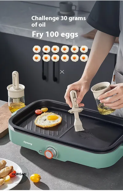 Kitchen High-temperature Resistant Silicone Oil Brush Bottle Integrated