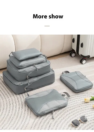 Travel Compressed Storage Set Luggage Organizing Folders Large Capacity Travel Business Trip Storage Bag