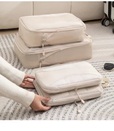 Travel Compressed Storage Set Luggage Organizing Folders Large Capacity Travel Business Trip Storage Bag