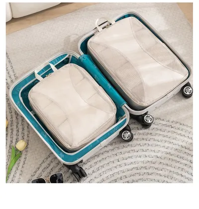 Travel Compressed Storage Set Luggage Organizing Folders Large Capacity Travel Business Trip Storage Bag