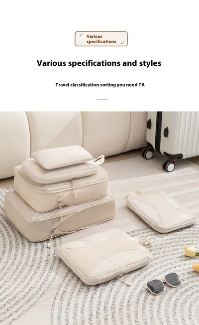 Travel Compressed Storage Set Luggage Organizing Folders Large Capacity Travel Business Trip Storage Bag