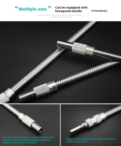 Stainless Steel Lengthened Universal Flexible Shaft Extension Pipe