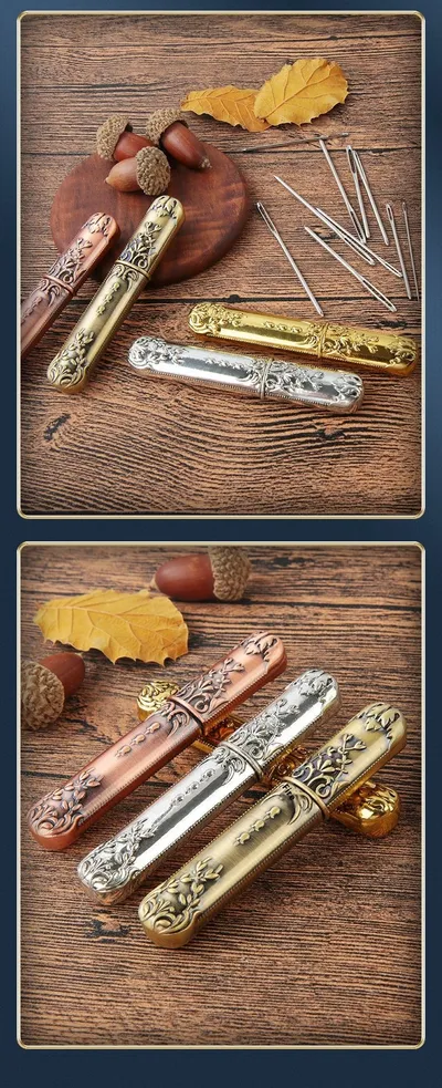 European-style Retro Syringe Sewing Needle Needle Household Storage Sewing Tool Accessories