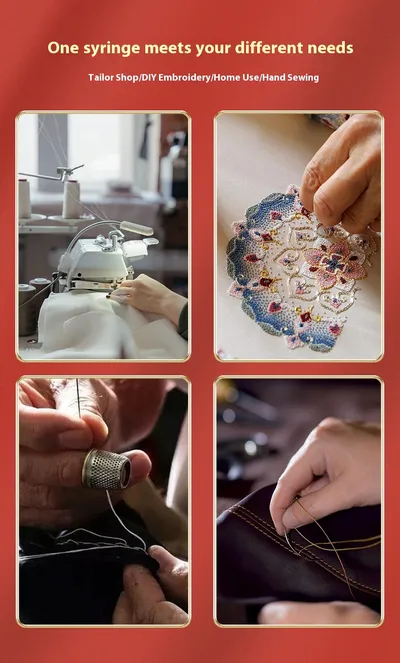 European-style Retro Syringe Sewing Needle Needle Household Storage Sewing Tool Accessories