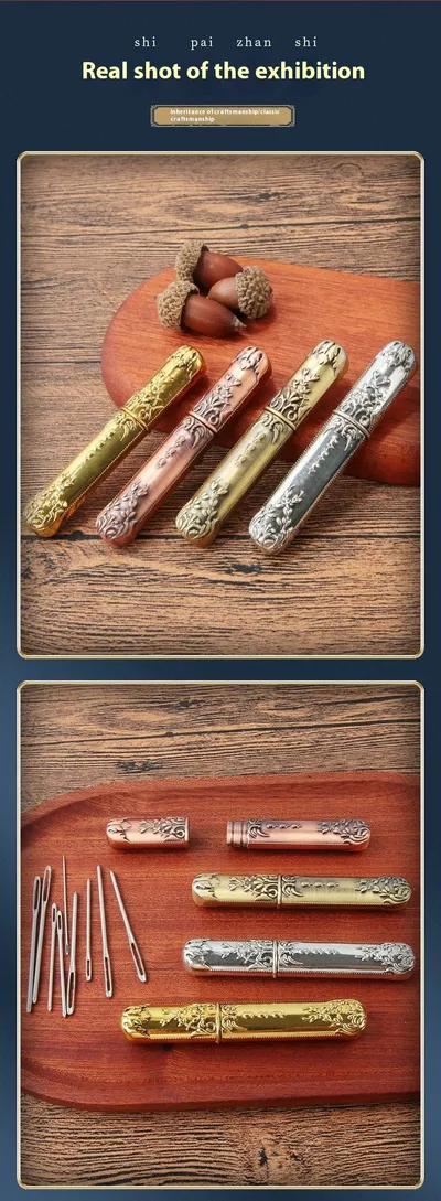 European-style Retro Syringe Sewing Needle Needle Household Storage Sewing Tool Accessories