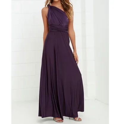Women's Sexy Long Party Dress Club Floor-Length Summer Backless Bandage Maxi Dress Multiway Bridesmaids Boho Women Dress Vestidos
