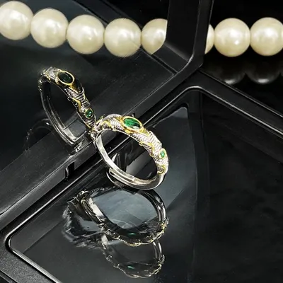 Retro Brushed Hollow Opening Ring Women