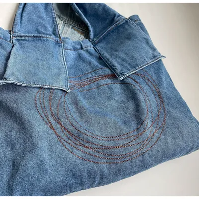 Denim Retro Women's Shoulder Bag Large Capacity Handbag