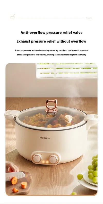 6 L 8L Large Capacity Mandarin Duck Electric Chafing Dish Household Multi-functional Integrated Dormitory Students