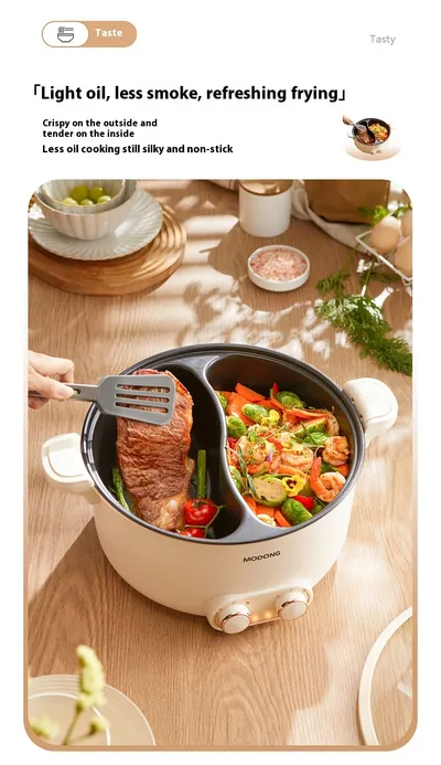 6 L 8L Large Capacity Mandarin Duck Electric Chafing Dish Household Multi-functional Integrated Dormitory Students