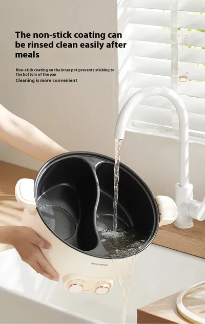 6 L 8L Large Capacity Mandarin Duck Electric Chafing Dish Household Multi-functional Integrated Dormitory Students