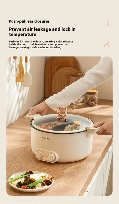6 L 8L Large Capacity Mandarin Duck Electric Chafing Dish Household Multi-functional Integrated Dormitory Students