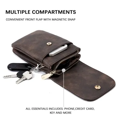 Men's PU Leather High-grade Versatile Messenger Bag