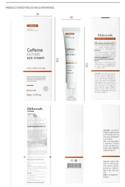 Caffeine Eye Cream Brightening And Firming Anti-wrinkle Improve Puffiness Fade Eye Bags