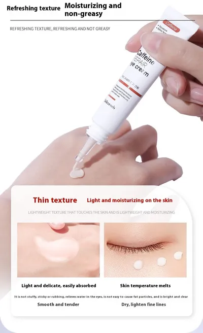 Caffeine Eye Cream Brightening And Firming Anti-wrinkle Improve Puffiness Fade Eye Bags