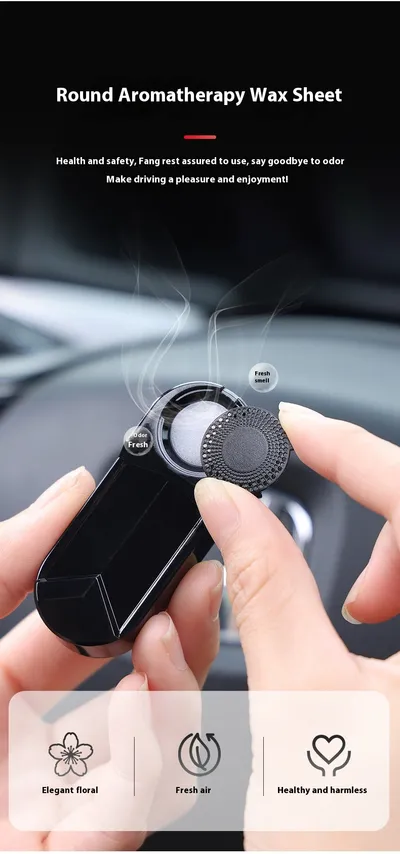 Automobile Solar Warning Light Aromatherapy
