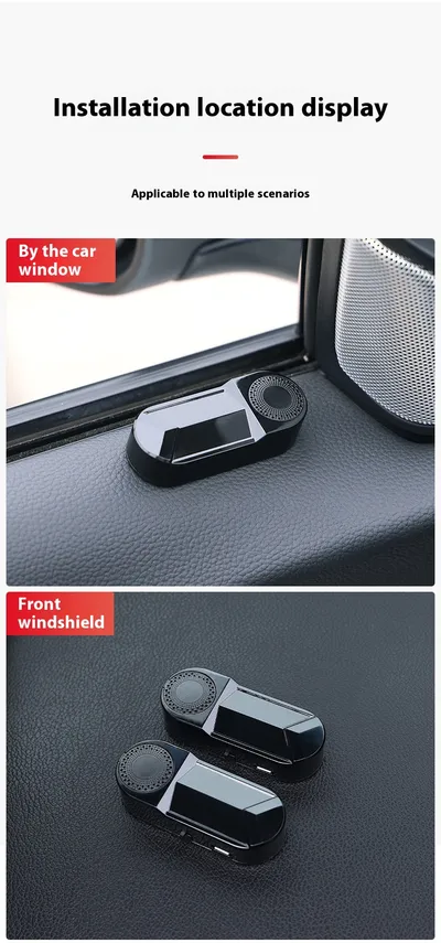 Automobile Solar Warning Light Aromatherapy
