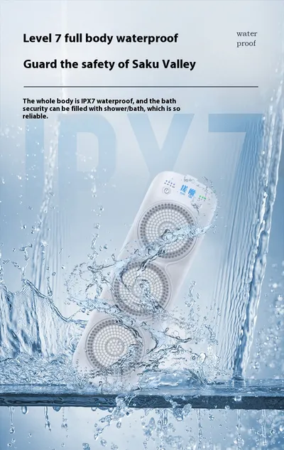 Home Bathroom Electric Bath Rubbing Machine Waterproof Wall-mounted Nylon Brush Rub Back Gray Lazy