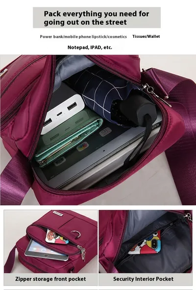 Nylon Outdoor Travel Shoulder Bag