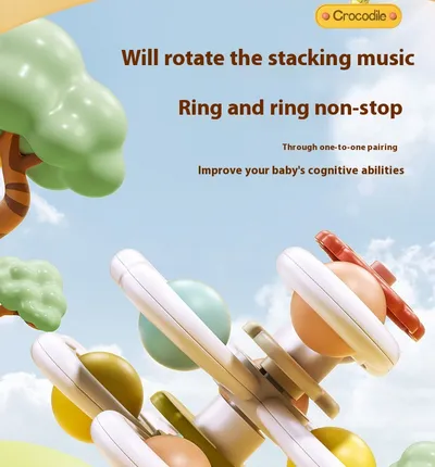 Baby Cartoon Dinosaur Sucker Rotating Gyro Fingertip Educational Toys Wholesale