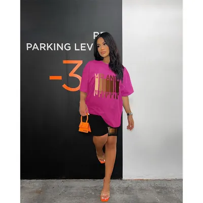 Women's Printed Short-sleeved Shorts Two-piece Set