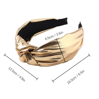 Bright Fabric Middle Knot Hairpin Washing Knotted Hair Hoop