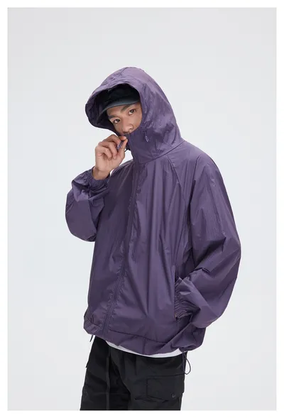 Men's Sports Hooded Thin Coat