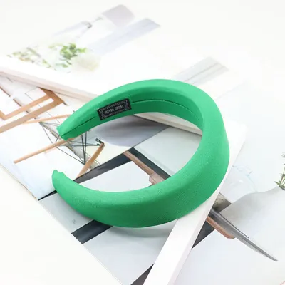 Creative Korean Version Candy-colored Milk Silk Sponge Thickening Wide Brim Hair Band