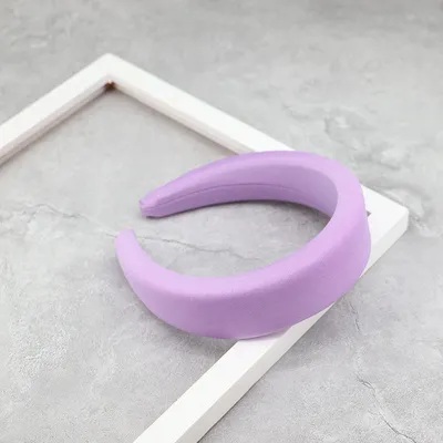 Creative Korean Version Candy-colored Milk Silk Sponge Thickening Wide Brim Hair Band