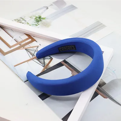 Creative Korean Version Candy-colored Milk Silk Sponge Thickening Wide Brim Hair Band