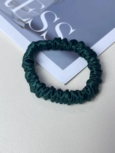 Silk Little Hair Ring Silk Satin Large Intestine Ring Does Not Hurt Traceless Hair Rope