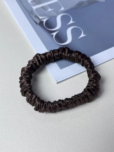Silk Little Hair Ring Silk Satin Large Intestine Ring Does Not Hurt Traceless Hair Rope