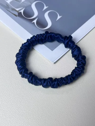 Silk Little Hair Ring Silk Satin Large Intestine Ring Does Not Hurt Traceless Hair Rope